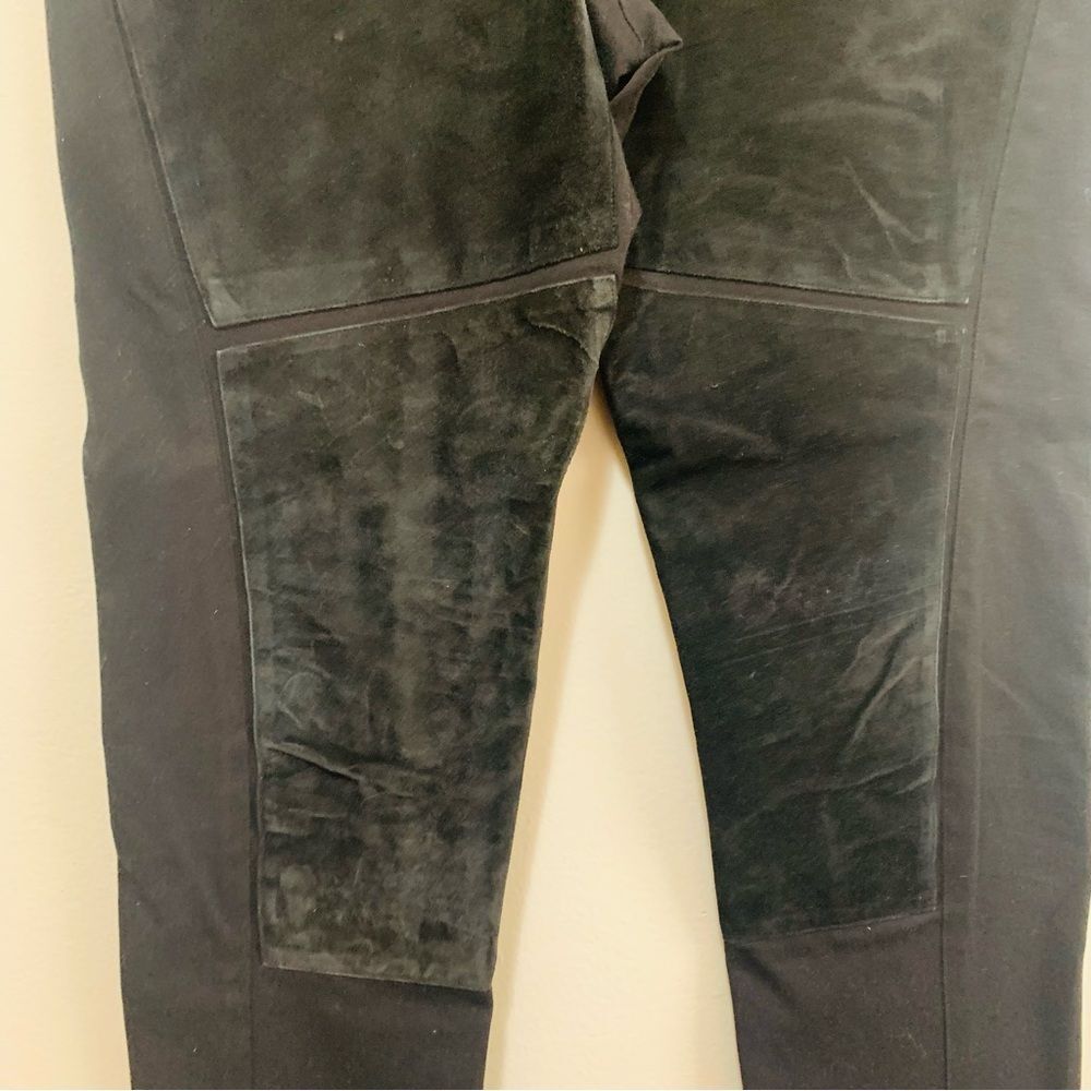 DKNY Women's Black Cotton and Suede pants size 8 - Picture 6 of 8